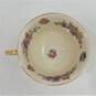 Thomas Ivory Bavaria Floral Gold Trim Set of 3 Footed Cups & Saucers image number 3