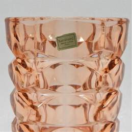 MCM Mid Century Modern Luminarc Rosaline French Art Glass Vase Home Decor alternative image