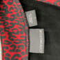 Womens Black Red Printed 3/4 Sleeve Back Zip Knee Length Shift Dress Size 8 image number 3