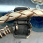 Designer Pandora 925 ALE Sterling Silver Champagne Braided Wrap Bracelet image number 4
