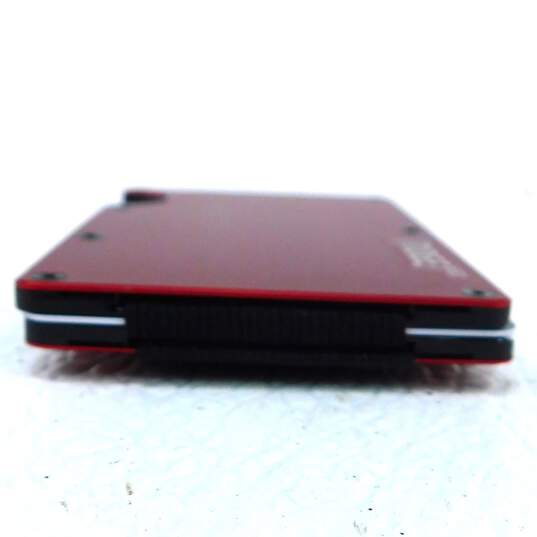 The Ridge Red Slim RFID Blocking Wallet Bundle w/ Money Clip & Coin Tray image number 14