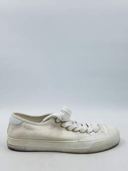 Authentic Gucci Ivory Canvas Sneaker M 9G