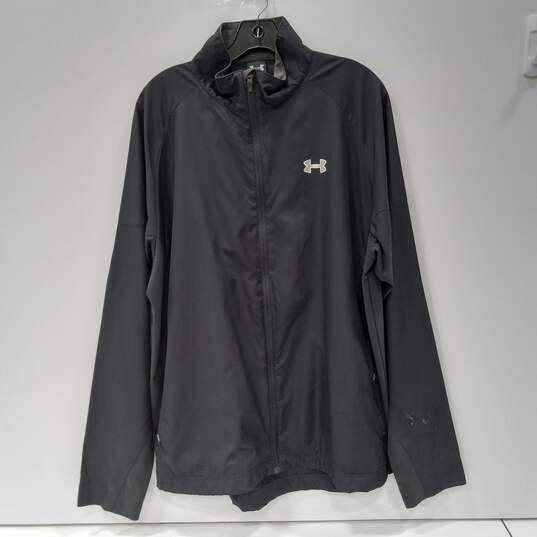Under Armour Men's Black Full Zip Jacket Size XL image number 1
