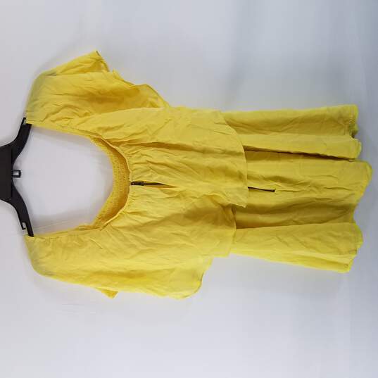 Alice + Olivia Girl Yellow Blouse M image number 2