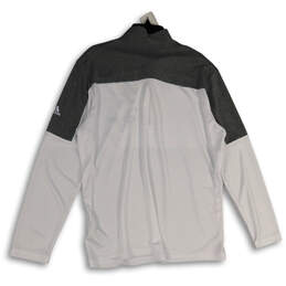 NWT Mens White Gray Primegreen Long Sleeve 1/4 Zip Golf T-Shirt Size XL alternative image