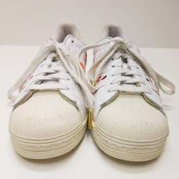 Adidas Superstar White Floral Women's Shoes Size 9.5 alternative image