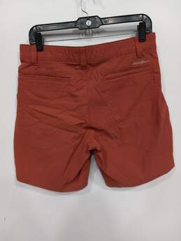Eddie Bauer Salmon Red/Orange Shorts Size 32 alternative image