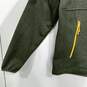 The North Face Men's Olive Green Fleece Jacket Size S image number 5