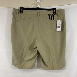 Men's Beige Adidas Golf Shorts, Sz. 38 alternative image