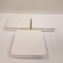 Lot of 3 Apple Airport Extreme Base Station Wireless Router A1143