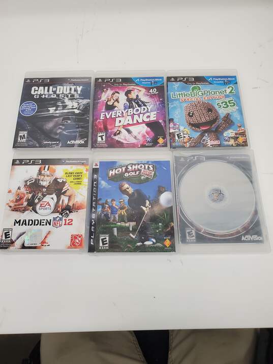 Lot of 6 PS3 Game Disc (NFL 12) Untested image number 1