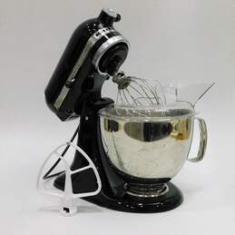 KitchenAid Artisan Black Stand Mixer With Bowl & 2 Attachments