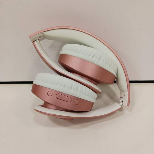 TUiNYO Pink Wireless Headphones In Case image number 7