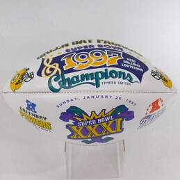 1997 Super Bowl XXXI Packers vs. Patriots Official Wilson Football /1997 alternative image