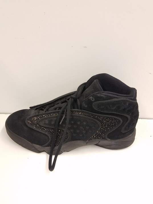 Nike Women's Air Jordan OG Black Metallic Gold Sneakers Size 9 image number 1