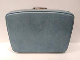 Vintage Flite Crest Blue Suitcase