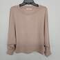 Pink Batwing Long Sleeve Blouse image number 1