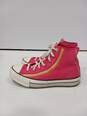 Pink Converse All  Stars Shoes Womens Sz  7 image number 3