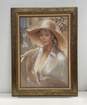 "La Colombe D'Or" Oil on canvas of Portrait of a Woman by Michel Bonnand Signed image number 1