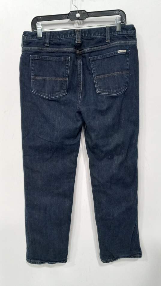 Women's Blue Carhartt Jeans Size 12 image number 2