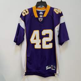 Mens Purple Minnesota Vikings Darren Sharper #42 Football NFL Jersey Size M