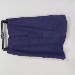 Suit Galore Women's 100% Wool Purple Skirt Size16