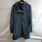 The North Face Dionne Plush Coat Sweater Jacket Full Zip Gray Womens XL/TG Hooded image number 1