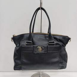Kate Spade Hampton Black Leather Satchel Bag