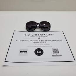 Authenticated Coach Black Frame Gradient Sunglasses HC8145 (L948)