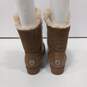 Bearpaw Brown Shearling Boots Women's Size 10 image number 2