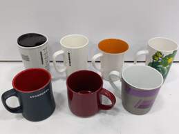 Bundle of 7 Assorted Starbucks Ceramic Coffee Mugs & Tumbler alternative image