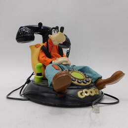 Vintage Telemania Disney Goofy Animated Talking Telephone Home Phone