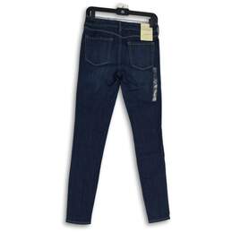 NWT Bullhead Denim Co. Womens Blue 5-Pocket Design Mid Rise Skinny Jeans Size 25 alternative image