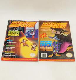 Vtg Nintendo Power Magazine Darkwing Duck & Chip N' Dale Rescue Rangers Bundle