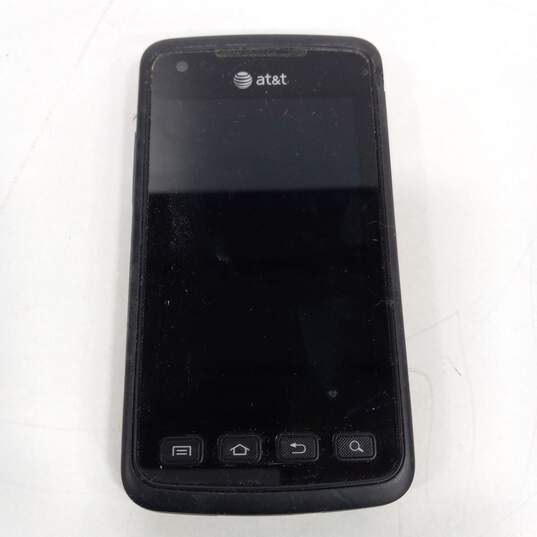 Vintage Black AT&T Samsung i847 Rugby Smart Cell Phone image number 1