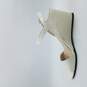 Prada Ankle Strap Wedge Sandals Women's Sz 6.5 Ivory image number 2