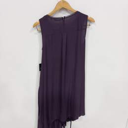 Simply Vera Women's Purple Sleeveless Pleated Dress Size PL NWT alternative image