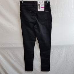 Seven7 Tummyless High Rise Skinny Black Jeans Size 4 alternative image