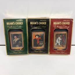 Bundle of 3 Beams Choice Collector's Edition Bottles In Original Packaging
