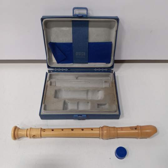 Flauto Dolce Wooden German Flute in Case image number 2