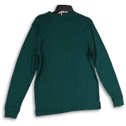 NWT Womens Green Round Neck Long Sleeve Pullover Sweatshirt Size Medium alternative image