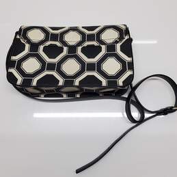 Kate Spade Black & White Geometric Crossbody Handbag AUTHENTICATED alternative image