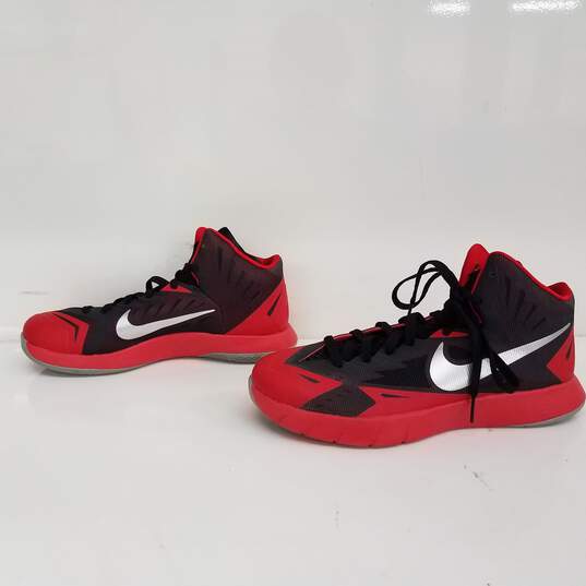 Nike Lunar Hyperquickness Tb Basketball Shoes Red Black Size 9 image number 1