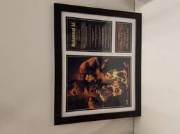 Framed & Matted Muhammad Ali Collectible