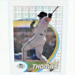 1999 HOF Frank Thomas Topps Tek Card 6 Pattern 37 Chicago White Sox