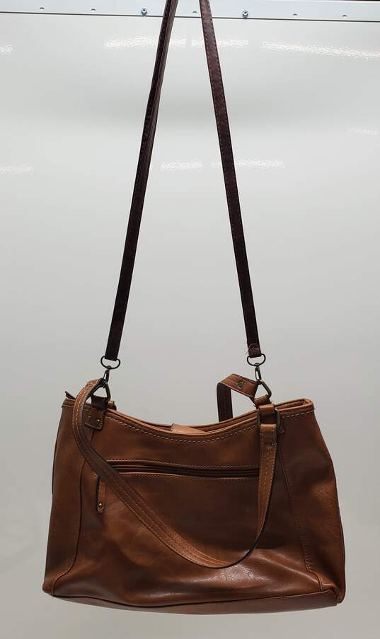 Born, Women’s Brown Leather Shoulder Handbag image number 3