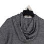 Mens Gray Long Sleeve Drawstring Kangaroo Pocket Pullover Hoodie Size XL image number 4