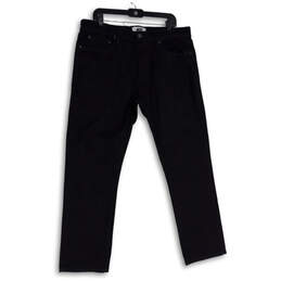 NWT Mens Blue Denim Dark Wash 5 Pocket Design Straight Leg Jeans Size 36x30