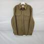 Filson Olive Green Cotton Button Up Shirt MN Size L image number 1