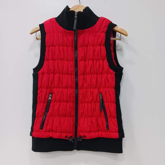 Women's Red Vest Size Medium image number 1